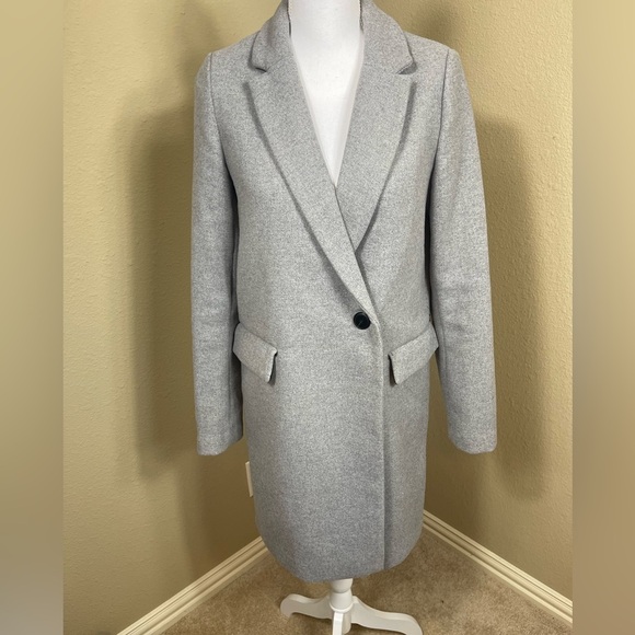 Zara Jackets & Blazers - ZARA trf collection size small women’s grey coat